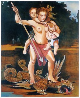 Dragon Slayer con i due figli Dragon Slayer con i due figli