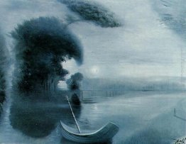 Metamorfosi del viso di Hitler in un paesaggio al chiaro di luna Metamorfosi del viso di Hitler in un paesaggio al chiaro di luna