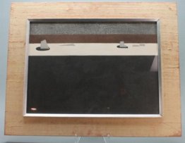 Untitled (blocco di legno di stampa astratta di campo con pietre Untitled (blocco di legno di stampa astratta di campo con pietre