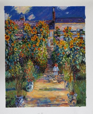 Il giardino dell'artista a Vétheuil