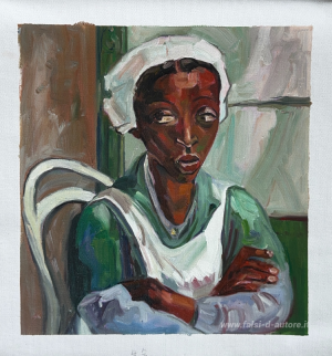 Cameriera in uniforme