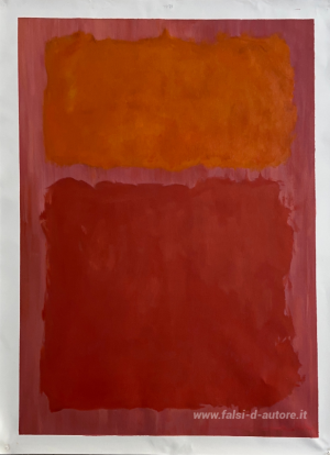 Senza titolo (rosso e arancione su Salmon)