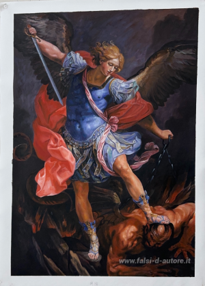 L'Arcangelo Michele sconfiggere Satana