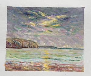 Scogliere al tramonto