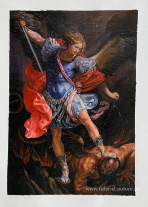 L'Arcangelo Michele sconfiggere Satana