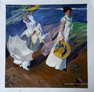 Passeggiando lungo la spiaggia