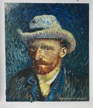 Autoritratto con cappello di feltro