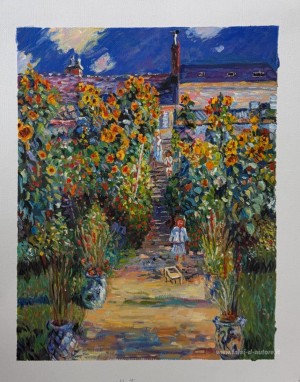 Il giardino dell'artista a Vétheuil