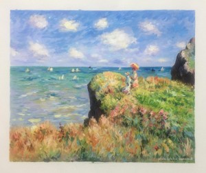 Passeggiata costone roccioso a Pourville