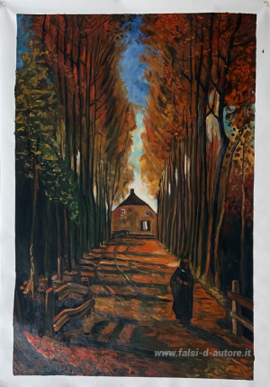 Viale dei Pioppi al tramonto