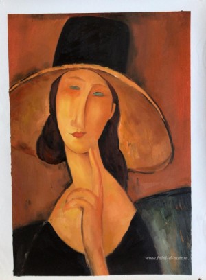 Ritratto di Jeanne Hébuterne in un grande cappello