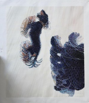 Dinamismo di un cane al guinzaglio