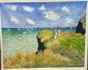 Passeggiata costone roccioso a Pourville