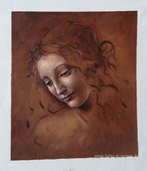 Testa di giovane donna con Spettinato (Leda)