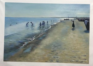 Summer Day sulla spiaggia di Skagen