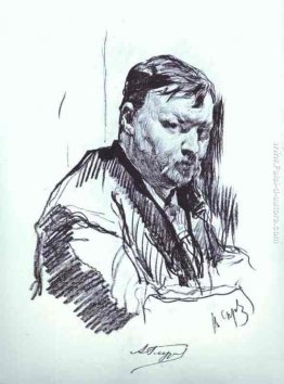 Ritratto del compositore Alexander Glazunov Ritratto del compositore Alexander Glazunov