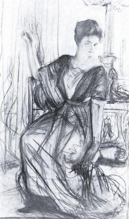 Disegnare per un ritratto di P.I. Scherbatova Disegnare per un ritratto di P.I. Scherbatova